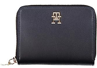 Tommy Hilfiger Damen TH CHIC MED ZA AW0AW14636 Geldbörsen, Blau (Space Blue)
