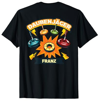 Daubenjäger Franz Stockschütze Asphaltstock Stocksport T-Shirt