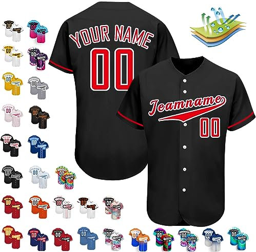 Busparst Benutzerdefinierte Baseball-Trikots, Personalisierte Baseball-Shirts, Individuelle Baseball-Shirts FüR MäNner, Frauen, Jugendliche