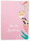 Protezione per libretto sanitario, modello giraffa rosa