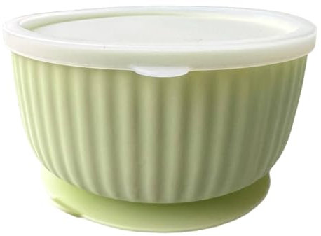 Gamelles pour chat avec ventouse de 400 ml avec couvercle en silicone — Gamelle surélevée en silicone avec fond antidérapant pour nourriture sèche, nourriture humide et eau — Gamelle d'eau en silicone