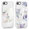 Foonary 2 Pack Clear Print Phone Case for iPhone 8/SE 2022/7/SE 2020 4.7,Slim Soft Silicone with Moon Flower Design Aesthetics Transparent Pattern Cases,Shockproof Bumper Protector Cover for iPhone7