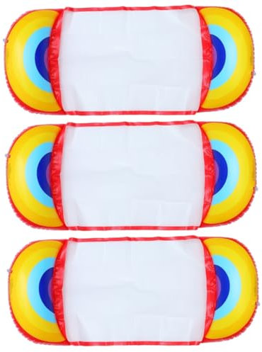 VANZACK 3 Pièces lit Flottant de Natation Piscine Gonflable Tapis Flottant Tapis de Piscine hamac Gonflable à l'eau bouée Gonflable bouee Gonflable Salon Flottant Eau de lit Flottant