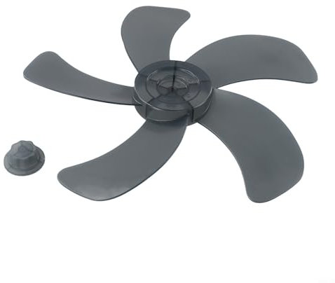 HEIBTENY 5 hojas de plástico hojas ventilador de repuesto para el hogar ventilador de pie ventilador de mesa accesorios de repuesto radio 20 cm