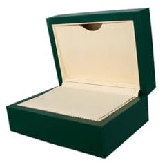 DIANXI Uhrengehäuse Grüne Uhrenbox Aus Leder Uhrenbox-Organizer