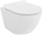 BADLAND WC Rolo – Wandhängende Toilette aus Keramik in Weiß, mit Soft-Close WC-Sitz, Nano-Beschichtung, modernes Hänge-WC für Badezimmer & Gäste-WC