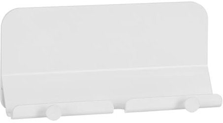 Dsacxixai Wandhalterung, Telefonhalter, Klebestreifen, Fernbedienung, Wandständer, Ladeständer, Ladehalterung, geeignet für Schlafzimmer, Wohnzimmer, Küche, mit Telefon, Weiß