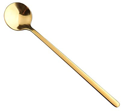, Teelöffel Löffel Kaffee Rührlöffel Salat Set Korea Suppe Langstieliger Teelöffel Scoop Gadget Küchenhelfer Zubehör