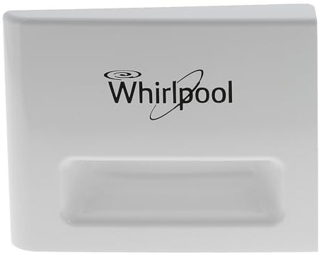 Masterpart Washing Machine Soap Dispenser Drawer Detergent Tray Handle White To Fit Whirlpool Washing Machines