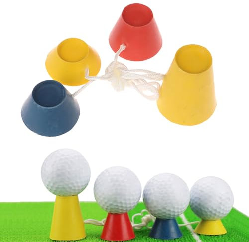 4 Pcs Golf Tees,Golf Tee,Kunststoff Golf Tees,Verschiedene Höhen Golf Tee,Golf Tees Kunststoff,Tee Golf,Tees Golf,Jumbo Winter Gummi Golf Tees,Für Indoor Outdoor Übungsmatte Sport