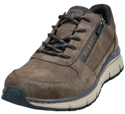 bugatti Herren Sneaker Mid-Top 332AOS015500-6000 Weite Normal Reißverschluss