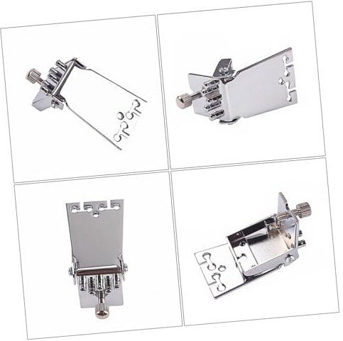 TOYANDONA Banjo Cable Board Silver Drawplate for Banjo Metal Strings Tremolo Vibrato Tailpiece for Guitar Accessories