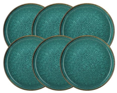 BITZ Speiseteller matt Green/Shiny Green 27 cm Set6