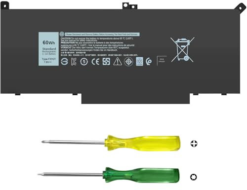F3YGT Laptop Akku Ersatz für Dell Latitude 12 7000 7280 7290/13 7000 7380 7390 P29S002/14 7000 7480 7490 8S P28S001 P73G P73G002 Serie DM3WC DM6WC KG7VF 451-BBYE 453-BBCF 7.6V 60Wh