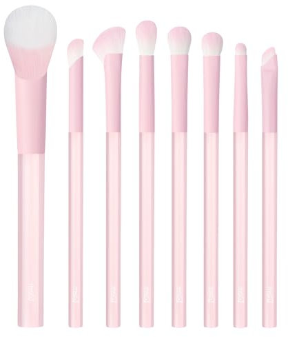 MSQ Set di pennelli per trucco (Rosa)