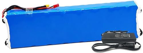 MisetGao Batería De Litio para Patinete Eléctrico De 36 V Y 10 Ah, 10S3p, para Patinete Eléctrico De 250 W, 350 W, 500 W Y 750 W, con Cargador. T