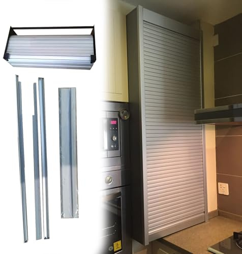 MLYAYE Armoire à Portes coulissantes Droites, 60 cm, 80, 100, 120, 140, 150 cm de Hauteur, Placard, appareils électroménagers, Garage(W 55 x H 120 cm)