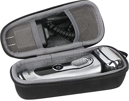 co2CREA Hart Reise Schutz Hülle Etui Tasche für Braun Series 5 7 9 Wet und Dry Elektrorasierer Rasiere 5090cc 5050cc 5030s 5040s 7898cc 9385cc 9290cc 9090cc Trimmer,Nur Tasche