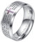 HIJONES Herren Edelstahl Bibel Verse Herr Gebet Kreuz Gott Ring Silber Größe 62