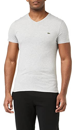 Lacoste Herren TH6710 T-Shirt, Argent Chine, 3XL