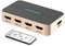 HDMI Switch VENTION 4K Aluminium HDMI Switch 5 in 1 Out UHD HDMI Verteiler mit Fernbedienung, HDMI Umschalter Unterstützt 4K 3D HDR für Fire TV Stick UHDTV PS5/4/3 Xbox DVD Blu-Ray