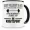 Samunshi® Ich denke an Kraftsport Tasse Kaffeetasse Teetasse Kaffeepott Kaffeebecher Becher