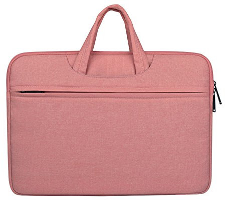 Laptoptasche Laptop Schutzhülle Mit Griff & Reißverschluss Wasserfeste Schutzhülle für Laptops/Ultrabooks 15 Pink