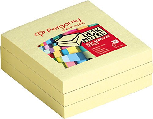 Pergamy 900753 Haftnotizen Standard 76x76mm VE12 gelb