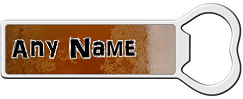 Personalised Lager Beer Print Bottle Opener Fridge Magnet