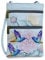Anuschka Handbemalte Travel Crossbody Tasche aus echtem Leder mit doppeltem Reißverschluss - Rainbow Birds
