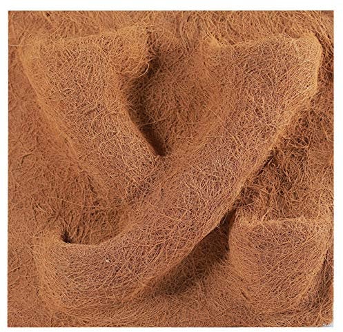 TropicShop Rückwand aus Natur Kokos/Kokosfaserrückwand - Kokosfaser Terrarium Rückwand mit Pflanzentasche (30x30cm)