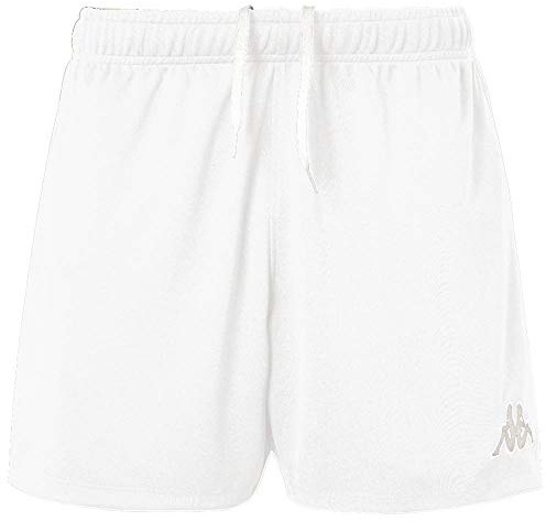 Kappa Sanremo Pantaloni Corti Unisex Bambini, Bianco, M