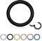 Treuheld® | Segmentring-Clicker aus Chirurgenstahl | Schwarz | Größe: 1.2mm x 8mm