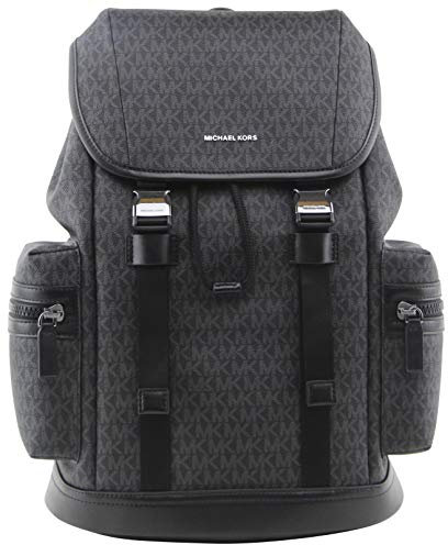 Michael Kors Men's Signature Cooper Backpack In Black, Style 37U0MCOB6B