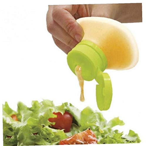 TOSSPER 1pc Mini Botellas De Compresión con Casquillo, Condimentos Dispensadores para La Salsa, Salsa De Tomate, Barbacoa, Vestirse, Utensilios De Cocina Accesorios De Cocina