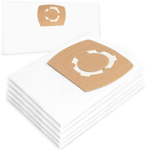 5 Vlies Staubsaugerbeutel für Swirl R 23, Uni 20, Vac 120, K 222 (20L) kompatibel - Bestleistung beim Saugen