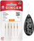 Singer Stretch Ball Point 2045 Nähmaschinennadeln, 5 Stück, Größe 80/12, inkl. großem Nadeleinfädler