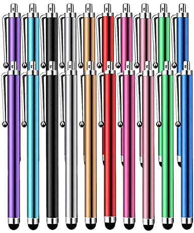 Stylus Pens for Touch Screens,20Pack Universal Capacitive Touch Screen Pens for iPad,Tablets,Samsung Galaxy,Smartphones,All Universal Touch Screen Devices