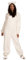 Loungeable Damen Jumpsuit Overall Einteiler Cream Sherpa All in One with Ears 798085CRM L