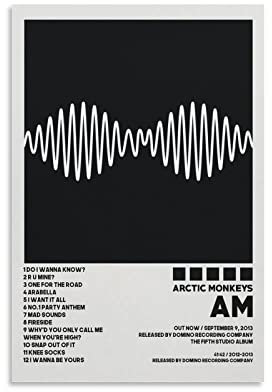 XINYA Arktis-Poster, Affen am Poster, Albumcover, Poster für Zimmer, ästhetische Leinwand, Wandkunst, Schlafzimmer-Dekor, 30 x 45 cm