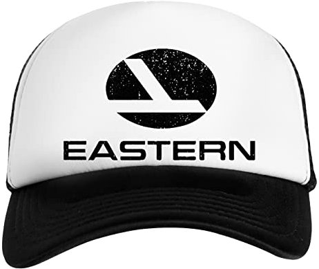 Eastern Airlines Vintage Logo Weiß Schwarz Unisex Kinder Baseball Cap Kids White Black