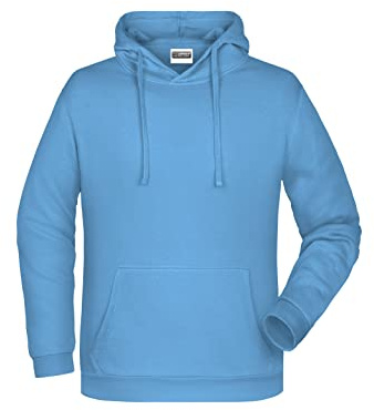James & Nicholson Herren Basic Kapuzensweat - Klassischer Hoody mit Kängurutasche