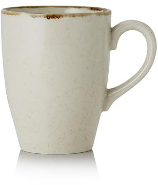 WAS Germany Becher, 0,35 ltr., Set á 6 Stück, sand, Porzellan