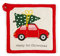 Excelsa Ready for Christmas Topflappen, 20 x 20 cm, Futter 100% Baumwolle, Füllung aus Polyester
