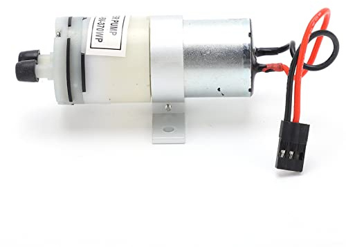 Pompe à Eau de Bateau Rc Pompe à Eau Rc en Alliage D'aluminium en Plastique Pompe à Eau Rc 3‑6V 370 Pompe de Refroidissement par Eau Prise Jr avec Interrupteur pour Moteur de