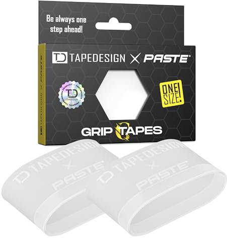 TAPEDESIGN – Schienbeinschonerhalter Grip Tapes aus Silikon, Fußball Männer, Frauen, Transparent - Halterung für Fussball Stutzen, Stutzentape, durchsichtig