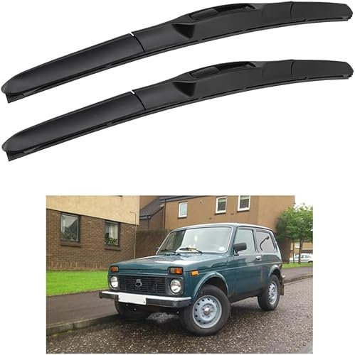 Auto Scheibenwischer für-Lada Niva 2123 20+20 2002-2012, Hochwertige Wischergummi Klare Sicht ErsatzZubehör,A