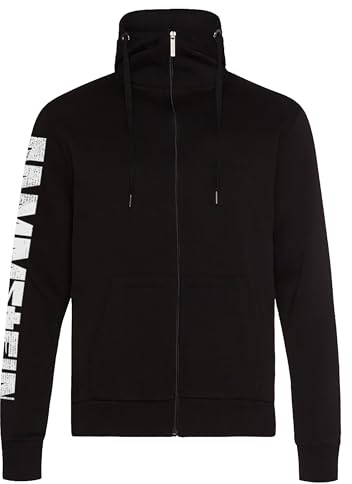 Rammstein Kapuzenjacke Reih Dich EIN S-3XL schwarz, Offizielles Band Merchandise Fan Zipper mit Ärmel- und Rückendruck