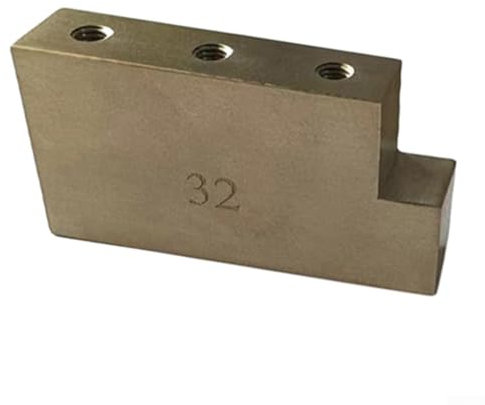 Für Ultra Solid Fat Brass L-förmiger Tremolo-Block, Verriegelung Tremolo-Bridge E-Gitarre Messing für Floyd Rose Verriegelung Tremolo Bridge E-Gitarre (42 mm)