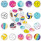 A1diee Cartoon Volleyball Aufkleber Rolle - 1000 Stück Selbstklebende Roller Sticker Belohnungsaufkleber DIY Vinyl Siegelaufkleber für Scrapbooking Laptop Party Tasche